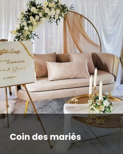 Coin des mariés